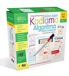 Adım Adım Kodlama Algoritma Dikkat Geliştirme Seviye 2 - Piar Kids
