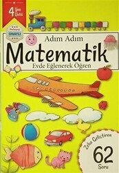 Adım Adım Matematik 4 Yaş - Zeka Geliştiren 62 Soru - Revzen Kitap