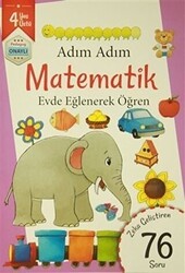 Adım Adım Matematik 4 Yaş - Zeka Geliştiren 76 Soru - Revzen Kitap