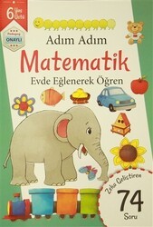 Adım Adım Matematik 6 Yaş - Zeka Geliştiren 74 Soru - Revzen Kitap