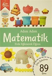 Adım Adım Matematik 6 Yaş - Zeka Geliştiren 89 Soru - Revzen Kitap