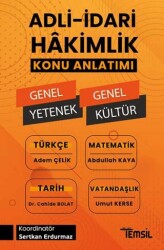 Adli- İdari Hakimlik Genel Yetenek - Genel Kültür Konu Anlatımı - Temsil Kitap
