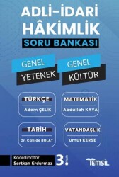 Adli- İdari Hakimlik Genel Yetenek - Genel Kültür Soru Bankası - Temsil Kitap