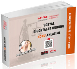 Adli - İdari Hakimlik HMGS Sosyal Sigortalar Hukuku Video Takip Ders Notu Konu Anlatımı - Savaş Yayınevi
