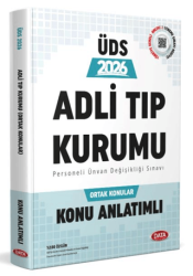 Adli Tıp Kurumu 2026 ÜDS Ortak Konular Konu Anlatımlı - Data Yayınları