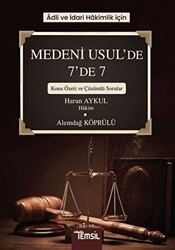Temsil Kitap Adli ve İdari Hakimlik İçin Medeni Usul’de 7’de 7 - Temsil Kitap