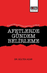 Afetlerde Gündem Belirleme - Eğitim Yayınevi - Bilimsel Eserler