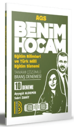 AGS Eğitimin Temelleri ve Türk Milli Eğitim Sistemi Tamamı Çözümlü 10 Branş Deneme - Benim Hocam Yayınları