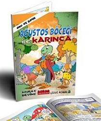 Ağustos Böceği ile Karınca Oku ve Boya - Bordo Ressam