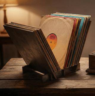 Ahşap Plak Standı - 1