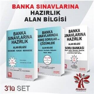 Akademi Consulting Training Banka Sınavlarına Hazırlık Alan Bilgisi 3 Kitap Takım - 1
