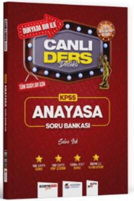 Akademi Denizi Yayıncılık KPSS Anayasa Canlı Ders Destekli Soru Bankası - 1