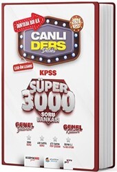 Akademi Denizi Yayıncılık KPSS Lise Ön Lisans Canlı Ders Süper 3000 Soru Bankası - Akademi Denizi Yayıncılık
