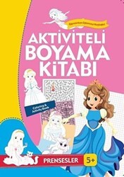 Aktiviteli Boyama Kitabı 5 Yaş - Prensesler Pembe Kitap - Koloni Çocuk