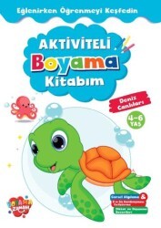 Aktiviteli Boyama Kitabı Deniz Canlıları - Boyama Zamanı