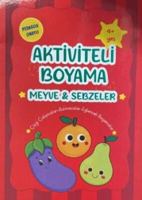 Aktiviteli Boyama Meyve & Sebzeler - 1