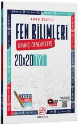 Alan Yayınları TYT Fen Bilimleri Konu Özetli 20 x 20 Branş Denemeleri - 1
