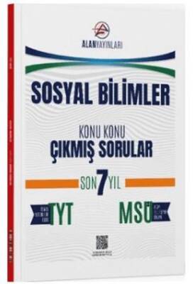 Alan Yayınları TYT MSÜ Sosyal Bilimler Konu Konu Çıkmış Sorular Son 7 Yıl - 1