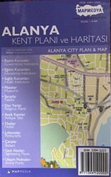 Alanya Kent Planı ve Haritası - Alanya City Plan & Map - MepMedya Yayınları