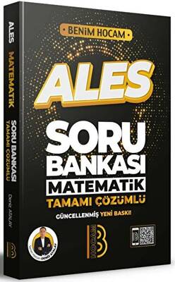 ALES Matematik Tamamı Çözümlü Soru Bankası Benim Hocam Yayınları