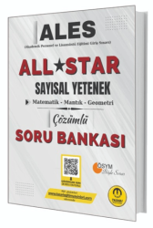 ALES All Star Sayısal Yetenek Çözümlü Soru Bankası - Tasarı Eğitim Yayınları