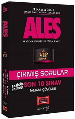 Yargı Yayınevi ALES Son 10 Sınav Fasikül Fasikül Tamamı Çözümlü Çıkmış Sorular - 1