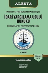 Alesta İdari Yargılama Usulü Hukuku 2020 - Astana Yayınları