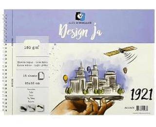 Alex Schoeller 25X35 15Li 180Gr Dsgn Ja Spiralli Resim Defteri Alx-0670 - 1