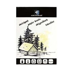 Alex Schoeller Jumbo Eskiz Blok 90 gr A5 100 Yaprak Üstten Yapışkanlı ALX-0282 - Alex Schoeller