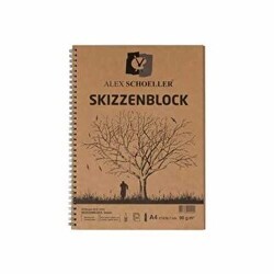 Alex Schoeller Kraft Eskiz Defteri 90gr A4 60 Yaprak Alx-1022 - Alex Schoeller