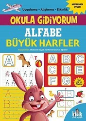 Alfabe Büyük Harfler - Okula Gidiyorum - Halk Kitabevi