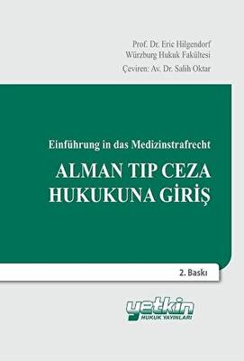 Alman Tıp Ceza Hukukuna Giriş - 1