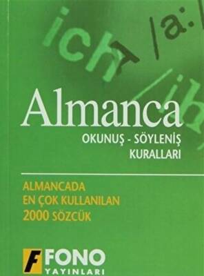 Almanca Okunuş - Söyleniş Kuralları - 1