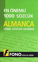 Almanca Temel Sözcük Hazinesi En Önemli 1000 Sözcük - Fono Yayınları