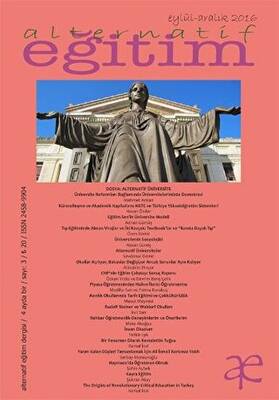 Alternatif Eğitim Dergisi Sayı: 3 Eylül - Aralık 2016 - 1