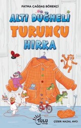 Altı Düğmeli Turuncu Hırka - Tulu Kitap