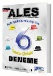 Altı Şapka Yayınları ALES Altı Şapka 6 Çözümlü Deneme - 1