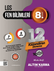 Altın Karma Yayınları - Bayilik LGS Fen Bilgileri Sarmal Deneme - Altın Karma Yayınları - Bayilik