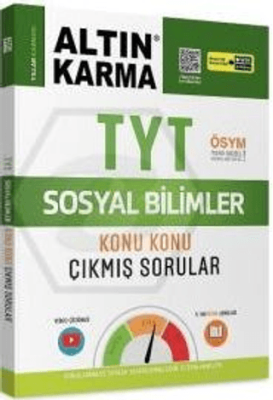 Altın Karma Yayınları TYT Sosyal Bilimler Konu Konu Çıkmış Sorular - 1