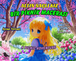 Altın Saçlı Kız Bir Piknik Macerası Türkçe - İngilizce - Kuzgun Çocuk