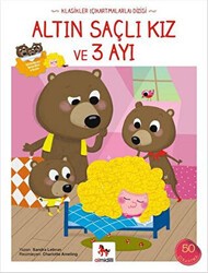 Altın Saçlı Kız ve 3 Ayı Çıkartmalarla - Almidilli