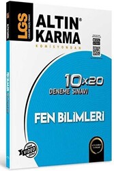 Altın Karma Yayınları - Bayilik Altınkarma LGS 8. Sınıf  Fen Bilimleri 10*20 Branş Deneme - 1