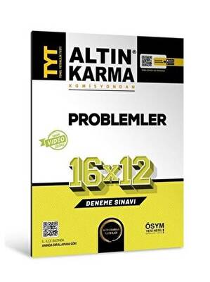 Altın Karma Yayınları Altınkarma TYT Problemler 16x12 Deneme Sınavı 2023 - 1
