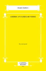 American Familiar Verse - Capitol Books