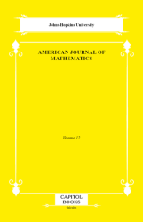 American Journal of Mathematics - Capitol Books
