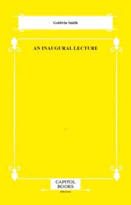 An Inaugural Lecture - 1