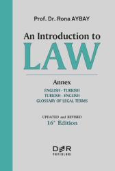 An Introduction to Law - Der Yayınları