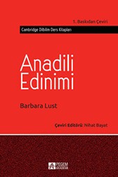Anadili Edinimi - Pegem Akademi Yayıncılık