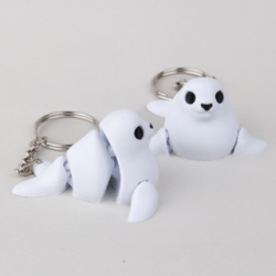 Anahtarlık Charm Çanta Süsü - Fok - Bcoverart