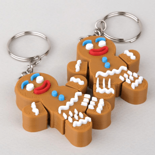 Anahtarlık Charm Çanta Süsü - Kurabiye Adam - 1